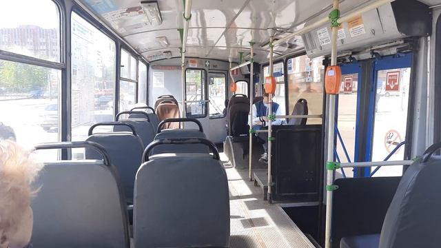 Поездка на троллейбусе ВЗТМ-5284.02 по маршруту 4. м.Пл.Мужества-Придорожная аллея (Петербург) смотреть онлайн
