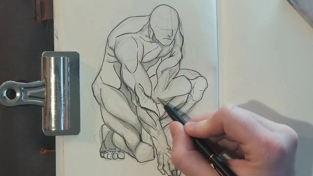 How to Draw Dynamic Anatomy for Comics| Study David Finch and Frank Frazetta смотреть онлайн