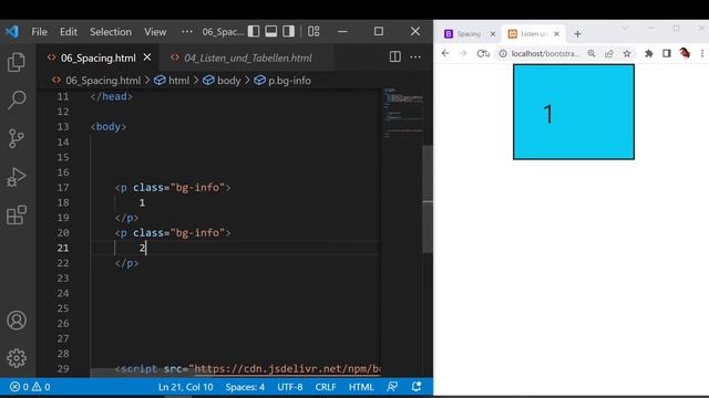 Spacing & Sizing in Bootstrap 5 - Tutorial über Abstände, CSS-Box-Modell смотреть онлайн