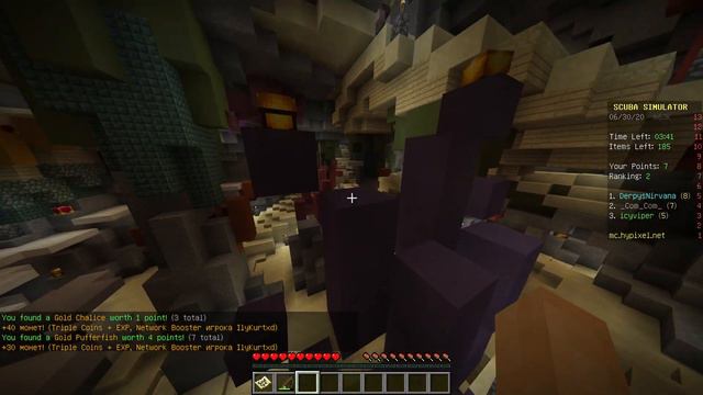 Симулятор поиска сокровищ в майнкрафт [Minecraft scuba simulator] смотреть онлайн