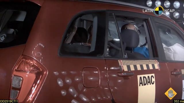 Crash Test Chery Tiggo 3 com 2 Airbags смотреть онлайн