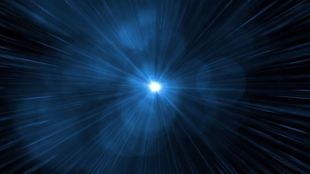 Футаж HD. Bokeh. Боке -блеск синей звезды смотреть онлайн