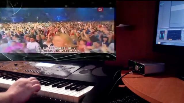 Ласковый Май - Юра Шатунов - Седая ночь (REMIX 2017) на синтезаторе CASIO CTK-7200 смотреть онлайн