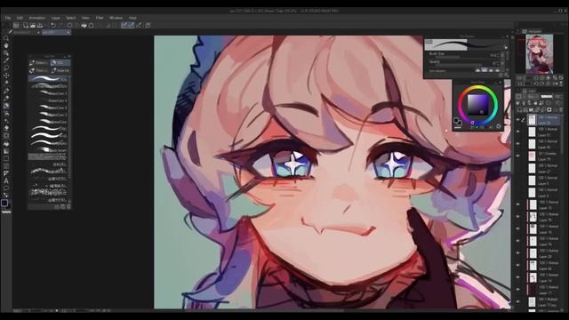 Aime Commission || Speedpaint [Clip Studio paint] смотреть онлайн