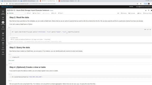 Import Data from Blob storage into Databricks using API смотреть онлайн