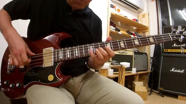 Gibson SG Standard Bass 2014 指弾き смотреть онлайн