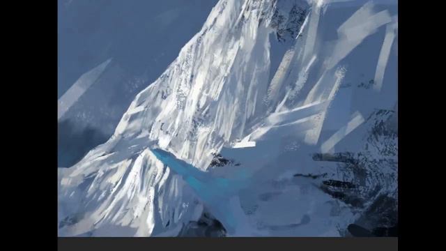 Арт горы ► #speedpainting  [#draw #digitalart  #art #photoshop]