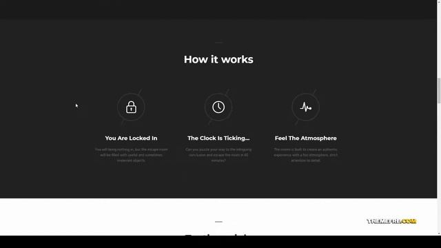 Escapium - Escape Room Game WordPress Theme rooms key Easy Create Website смотреть онлайн