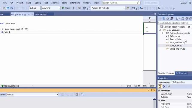 python startup file while using visual studio смотреть онлайн