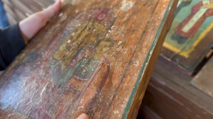 Старинная икона с секретом. Блошиный рынок Измайлово. #барахолка