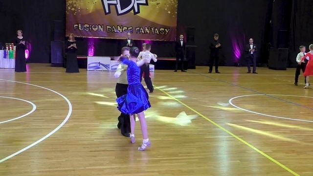 Дети 2 (Н): медленный вальс, ча-ча-ча, #джайв - Fusion Dance Fantasy 2022 (Минск) бальные танцы смотреть онлайн