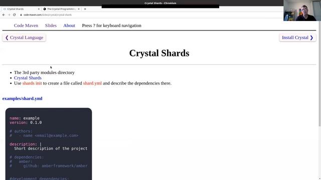Learning Crystal Language programming - part 1 смотреть онлайн