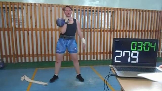 5 Этап ( вторая часть) Онлайн Кубка мира по Гиревому спорту Кузнецова Дарья 2005 г. Полумарафон смотреть онлайн