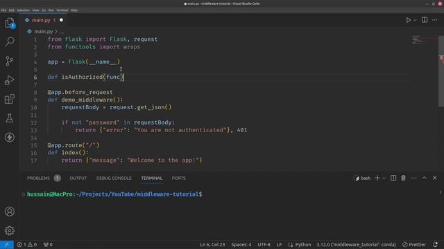 Writing Middleware in Flask with Python смотреть онлайн