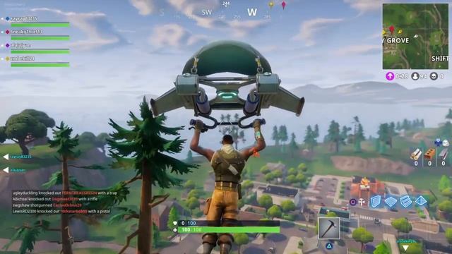 NEW MINIGUN!!!!!!!! (FORTNITE BATTLE ROYALE) смотреть онлайн