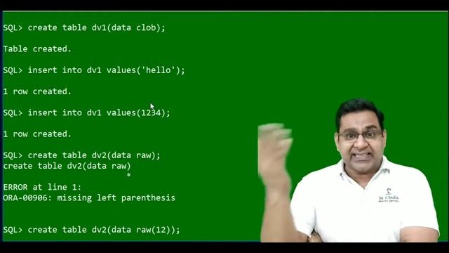 Oracle SQL Advance Datatypes | RAW LONG CLOB BLOB | Using RAW BLOB CLOB LONG Datatypes in Oracle смотреть онлайн