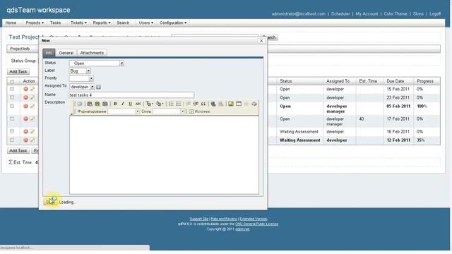 qdPM - Free Web-Based Project Management Software (PHP/MySql) смотреть онлайн