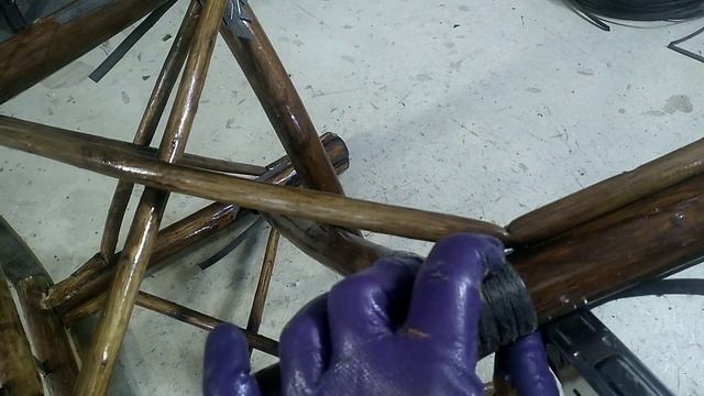 табурет под плетение искусственным ротангом. часть1. смотреть онлайн