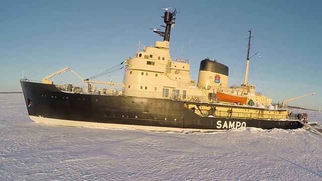 Sampo Icebreaker in Kemi in Lapland Finland смотреть онлайн