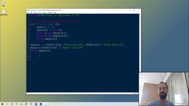 פייתון למתחילים, פרק 27: Dictionary (מילון), חלק א' смотреть онлайн