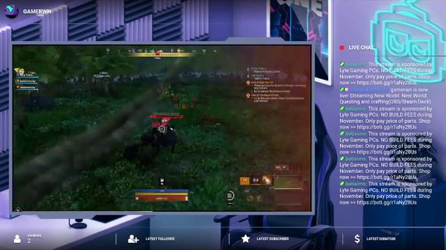 New World: Questing and crafting(OBS/Steam Deck) смотреть онлайн