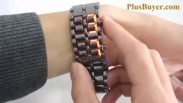 LED Watch Red Iron Samurai часы купить! Выбирайте! смотреть онлайн
