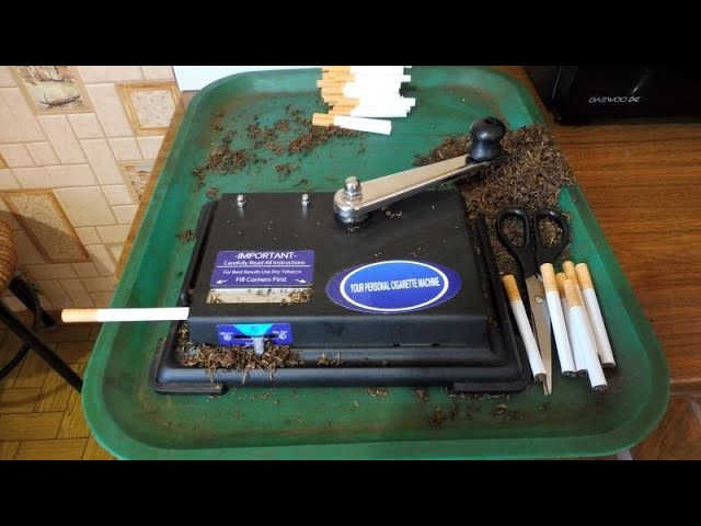 AliExpress -IMPORTANT - Машинка для изготовления сигарет . смотреть онлайн