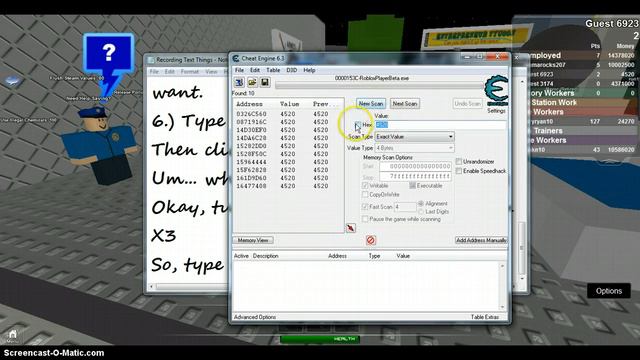 ROBLOX Money Hack W/ Cheat Engine 6.3 смотреть онлайн
