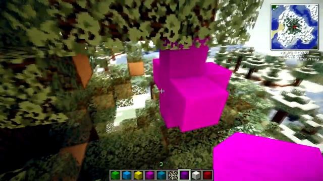 Красивая постройка в minecraft 13# - Новогодняя Ёлка (2) смотреть онлайн