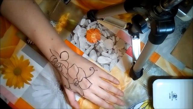 ART BEAUTY Рисунок на теле Орхидеи Урок смотреть онлайн