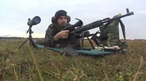 Пристрелка открытого прицела Тигр-308