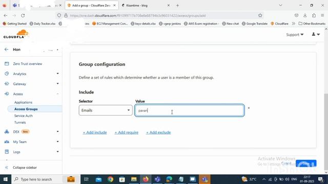 Create A User Group In Cloudflare Zero Trust | Cloudflare
