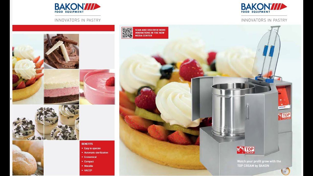 Машины для взбивания крема охлажденным воздухом Bakon TOP CREAM. Взбиваем сливки смотреть онлайн