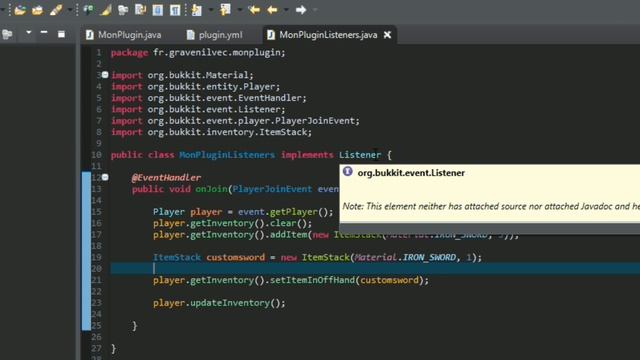 CREER UN PLUGIN ? #3 | LES ITEMS смотреть онлайн