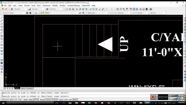 HOW TO DESIGN U TYPE STAIR IN AUTOCAD 2 D || AUTOCAD 2 D DRAWING MA STAIR KO KASY DESIGN KARTY HAIN смотреть онлайн