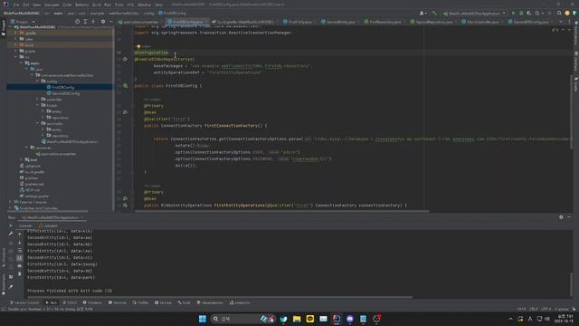 스프링 WebFlux R2DBC 다중 연결 (multi DB) смотреть онлайн
