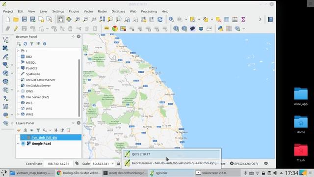 QGIS Georeferencer Plugin