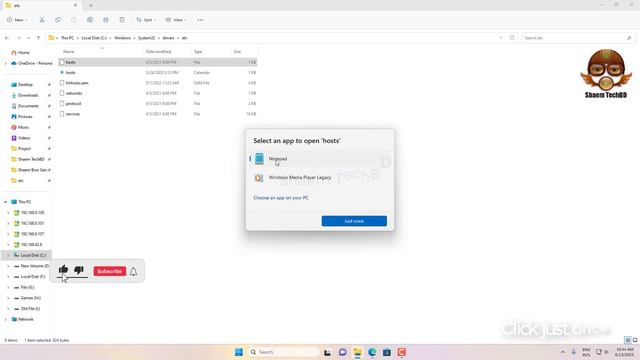 How to Edit HOSTS File on Windows 11 смотреть онлайн