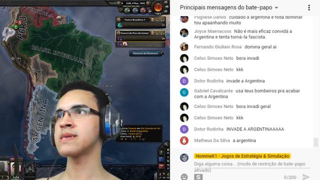 Hearts of Iron 4 - Brasil se prepara para invadir Argentina #17 смотреть онлайн