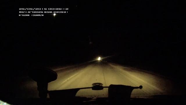 Трасса М5. Челябинск - Уфа. Ночь смотреть онлайн
