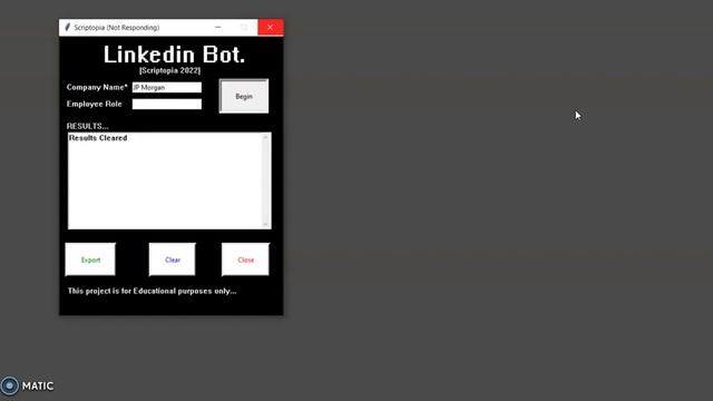 Python Tkinter & Selenium - LinkedIn profile scraper смотреть онлайн