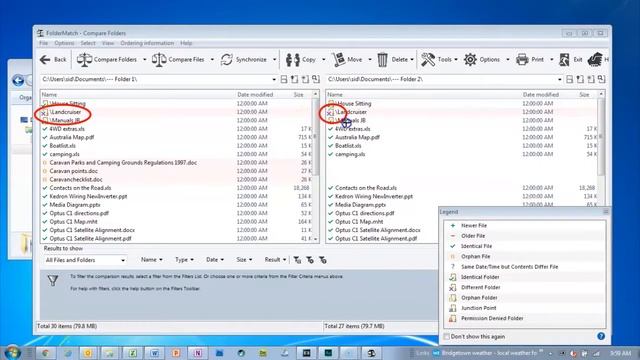 FolderMatch v4 - Compare Folders demo смотреть онлайн