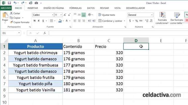 Copiar formatos de celda en Excel. (Clase 18 de 25) смотреть онлайн