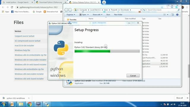 How to Install Python 3.8.2 (Latest Version) in Windows 7/8/10 смотреть онлайн