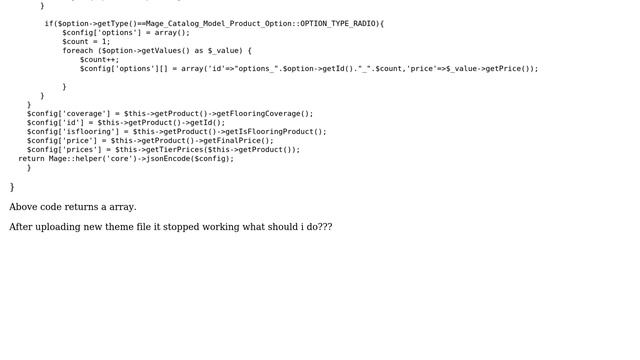 Magento: In Magento 1.7.0.2 json returning null смотреть онлайн