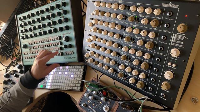 Perkons HD-01, Vermona Perfourmer MKII, Make Noise Strega Chill Jam. смотреть онлайн