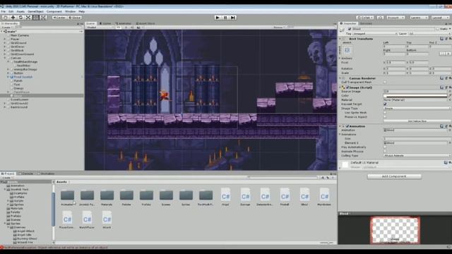 Создание 2D Платформера на Unity / Урок #16 - Анимация получение урона смотреть онлайн