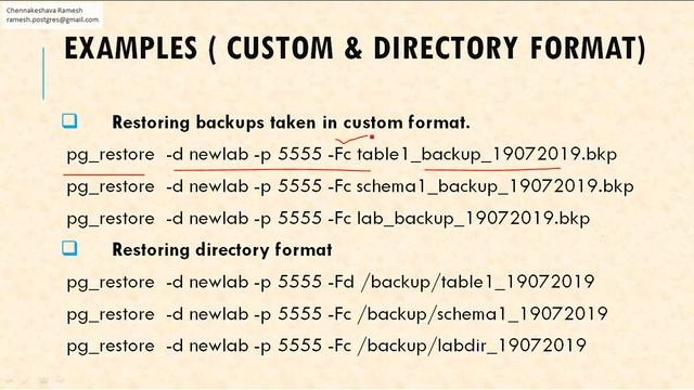 pgdump backup restore смотреть онлайн