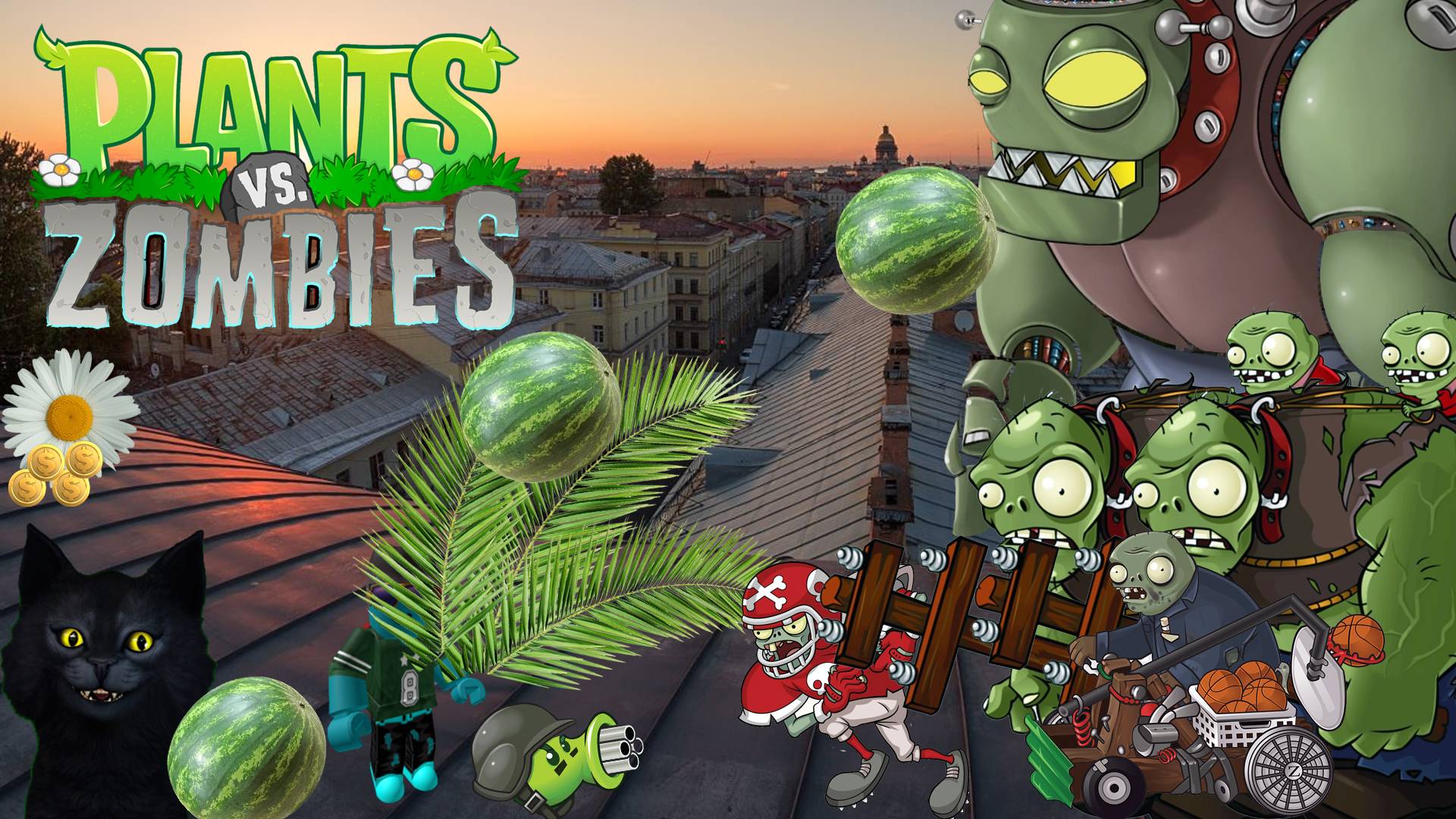 Растения против зомби/Plants vs zombies/Держись, Зомбосс, мы идём за тобой! смотреть онлайн