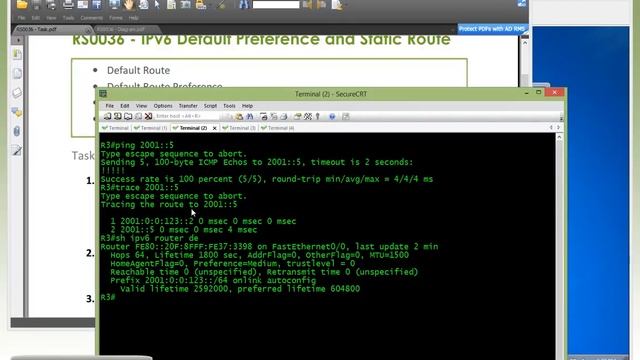 LabMinutes# RS0036 - Cisco IPv6 Default Preference and Static Route смотреть онлайн